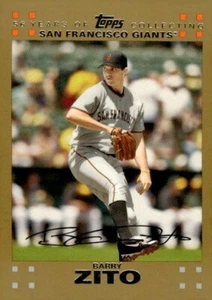 2007 Topps Gold #230 Barry Zito 0648/2007 San Francisco Giants - Picture 1 of 2