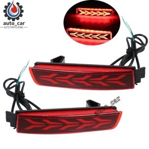 2pcs Fit for NISSAN KICKS 2017-2023 LED Rear Fog Light Tail Bumper Light Sets - Picture 1 of 10