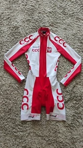 Team Polska Agata Drozdek CCC Women's Long Sleeve Time Trial Skinsuit Size: M - Imagen 1 de 22