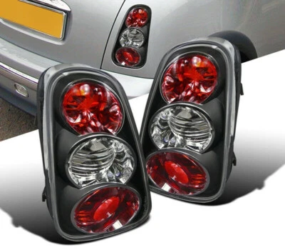Fari Luci Fanali Posteriori MINI One Cooper R50 R53 2001-2004 DESIGN NERO - Immagine 1 di 4