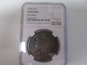 1904 O USA SILVER MORGAN DOLLAR PROFESSIONALLY GRADED / SLABBED NGC XF DETAILS - Picture 1 of 4
