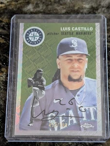 Luis Castillo 2023 Topps Chrome Platinum Anniversary 422/499 LogoFractor - Picture 1 of 2