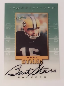 Score Supplemental Bart Starr Inscriptions 1999 autógrafo automático Green Bay Packers - Imagen 1 de 19