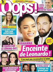 OOPS! n°188 13/05/2015 Rihanna & Leonardo Dicaprio/ George Clooney/ Jolie & Pitt - Imagen 1 de 1