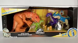 Fisher-Price Imaginext Jurassic World Indominus Dinosaur Figure 7-Piece Set NEW - Picture 1 of 6