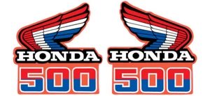 1985 HONDA CR 500 TANK/SHROUD DECAL SET VINTAGE MOTOCROSS AHRMA - Bild 1 von 1