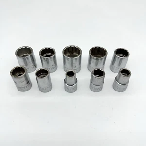 Random Lot Of 10 SPARTA Sockets Different Sizes Made in USA - Picture 1 of 19
