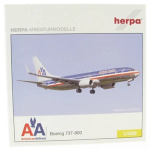 Herpa 561631 Boeing 737-800 American Airlines 1:400 avión modelo avión - Imagen 1 de 3