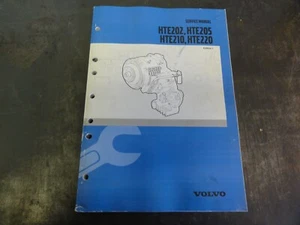 Volvo HTE202 HTE205 HTE210 HTE220 Hydraulic Transmissions Service Manual - Picture 1 of 9