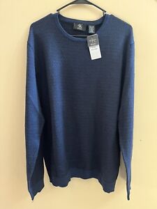 Calvin klein Mens XL Italian Yarn Crewneck Sweater NWT wool Blend