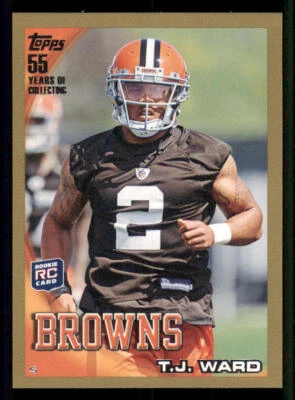2010 Topps Gold #245 T.J. Ward /2010 - Image 1 of 2