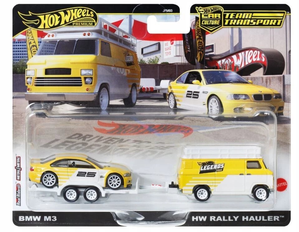 Hot Wheels Premium Legends Team Transport Rally Hauler and BMW M3 E46 JFM93 - Bild 1 von 1