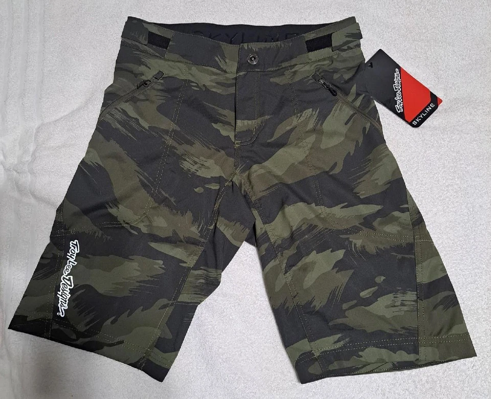 Nueva con etiquetas ~ BICICLETA TROY LEE DESIGNS (MTB) ~ SKYLINE SHORT SHELL: CAMUFLAJE CEPILLADO MILITAR 30 Foto 1 de 1