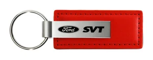 Llavero de cuero para Ford SVT (rojo) - Imagen 1 de 3