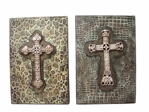 (30558) Canvas Forging Cross Embossed Varied - Picture 1 of 7