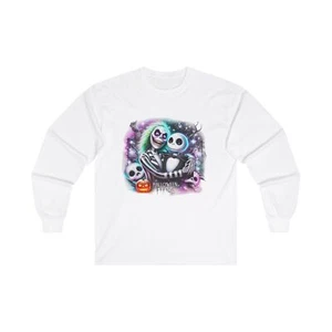 Halloween Friends Beetlejuice Unisex Ultra Baumwolle Langarmshirt - Bild 1 von 7