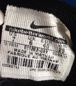 Tacchetti uomo 7 Nike neri - Foto 1 di 12