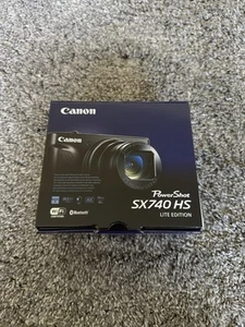 Canon PowerShot SX740 HS Schwarz | 40x Zoom | 4K Video | WLAN | Neu & OVP ✅ - Bild 1 von 6