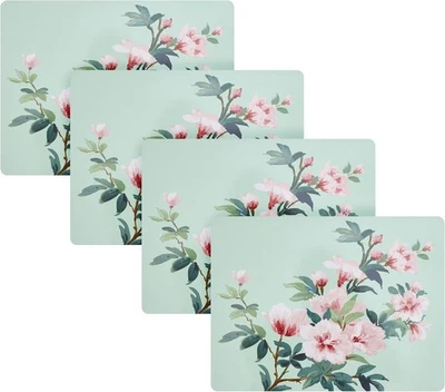 Juego de 4 manteles individuales de corcho Laura Ashley 16 x 12 pulgadas Foto 1 de 3