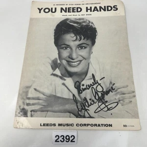 You Need Hands von Eydie Gorme Noten - Leeds Music SIGNIERTES Exemplar Vintage 1958 - Bild 1 von 8