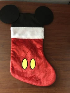 Disney Mickey Mouse Weihnachtsstrumpf Filz Ohren zum Personalisieren Neu mit Etikett - Bild 1 von 2