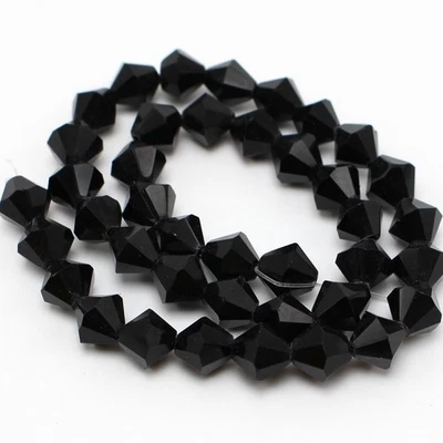 200 piezas cuentas bicónicas facetadas de 8 mm cuentas de vidrio de cristal color para elegir Foto 1 de 4