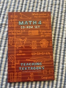 Teaching Textbooks MATH 4 CD-ROM Set - Picture 1 of 3