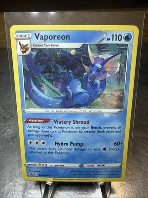 Vaporeon SWSH072 SWSH: Sword & Shield Promo Cards Holo - Image 1 of 2