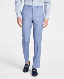 Bar Iii Men Slim fit Dress Pants 30 / 30 Light Blue Solid - Picture 1 of 1