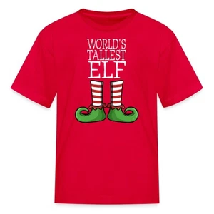 World's Tallest Elf Costumer Design Kid's T-Shirt - Picture 1 of 10