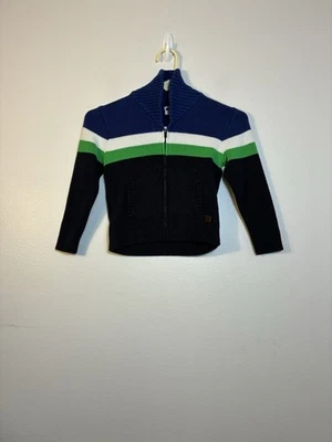 Janie & Jack Full Zip Sweater Boys 5T Preppy  - Image 1 of 4