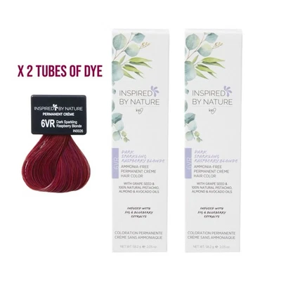 2 CAIXAS íon inspirado na natureza permanente escuro cintilante framboesa loira 6Vr  - Imagem 1 de 4