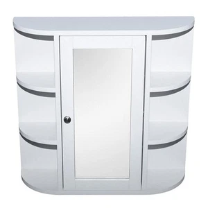 23"Bathroom Furni Vanity Storage Organizer Mounted Wall White - Picture 1 of 5