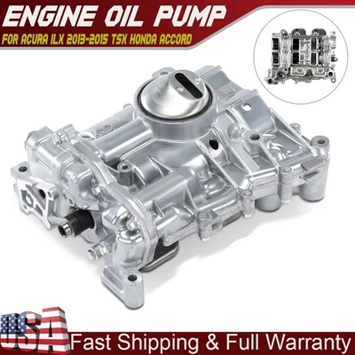 Engine Oil Pump for 2008-2015 Honda Civic Accord CR-V Crosstour Acura TSX ILX Foto 1 de 4