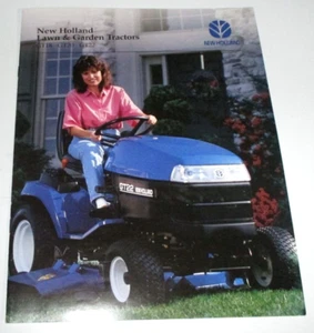 *New Holland GT18 GT20 GT22 césped jardín tractor folleto de ventas 1999 literatura - Imagen 1 de 3