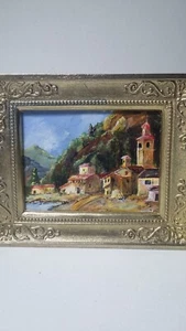 CUADRO PINTADO A MANO . CASA DE MUÑECAS 1/12. HECHO A MANO - Imagen 1 de 7