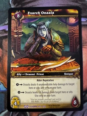 World of Warcraft TCG Illidan 175/252 Exarch Onaala - Image 1 of 2