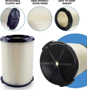 Cleaner Shop Vac Filter for Sears Craftsman 5+ 6 8 12 16 gallon. Wet Dry Vac NEW - Picture 1 of 5