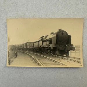 Vintage Train Locomotive Photo Photograph - Picture 1 of 4