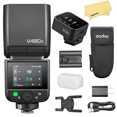 Godox V480 C Camera Flash Trigger for Canon Camera Flash Speedlite Light with X3-C - Image 1 of 4