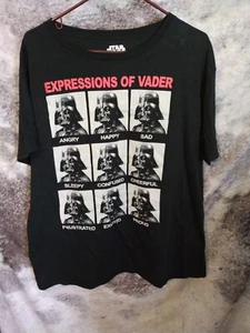 Camiseta Darth Vader Expressions Of Vader Star Wars Talla XL - Imagen 1 de 5