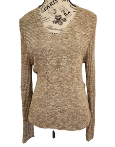 MAURICES brown knit sweater- size S - Picture 1 of 5
