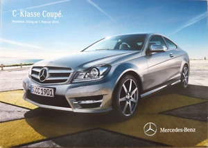 Mercedes C-Klasse Coupé C 204 Preisliste price list von 01.02.2013, 52 Seiten - Bild 1 von 1