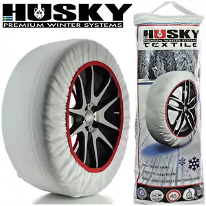 HUSKY TEXTILE SNOW AND ICE SOCKS SIZE 175/70/13 HUSTX01 - Picture 1 of 1