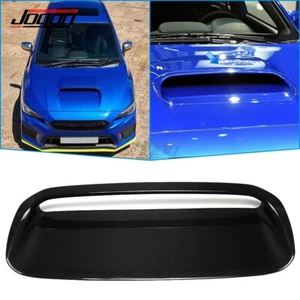 Carbon Engine hood Air Outlet Vent Cover Trim For Subaru WRX/WRX STI VA 2018-21 - Picture 1 of 8