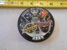 VINTAGE AHL 2004 NORFOLK ADMIRALS CALDER CUP INGLASCO OFFICIAL HOCKEY GAME PUCK