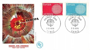 Envelope FDC FRANCE EUROPA 1970 PARIS N2 - Picture 1 of 1