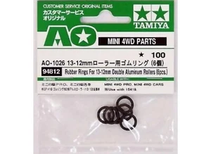 Tamiya Accessories Car Mini 4WD o-Ring For Castor 13-12 MM 6 Pz 94812 AO-1026 - Picture 1 of 2