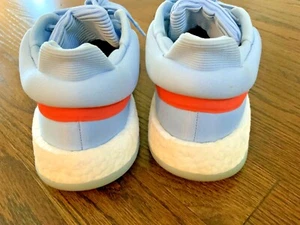 Adidas Boost Talla 12.5 Carpa Cabra Azul Coral Zapatos Baloncesto Correr Gimnasio Bajo Brillo - Imagen 1 de 8