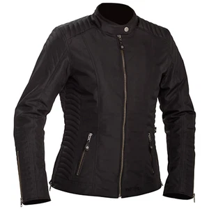 Richa Lausanne Ladies Textile Motorcycle Jacket - Black - Picture 1 of 12